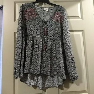 Peplum tunic